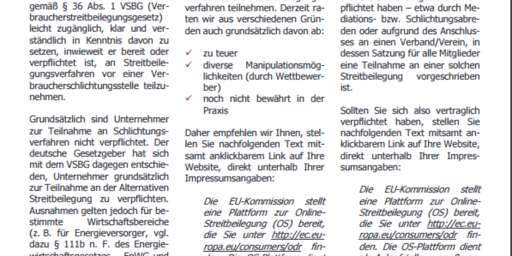 Datenschutz News Januar 2017
