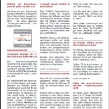 Datenschutz News April 2017